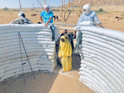 Bau Geburtshaus im Tschad Bau Geburtshaus im Tschad