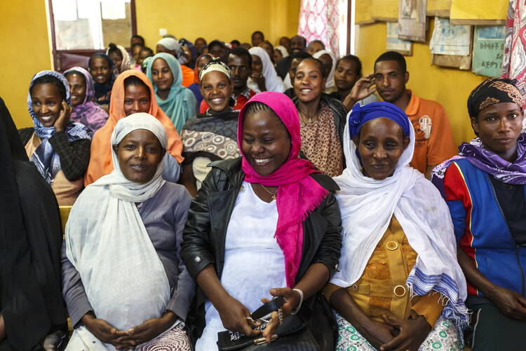 Women in Attat Waiting Home, Ethiopia Women in Attat Waiting Home, Ethiopia