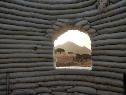 View out of a Maternité, Chad View out of a Maternité, Chad