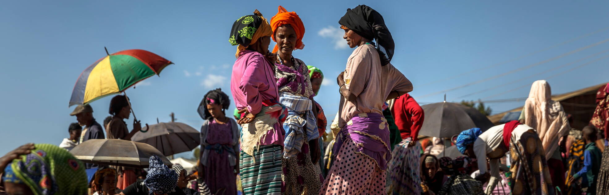 Femmes sur le marché, Éthiopie