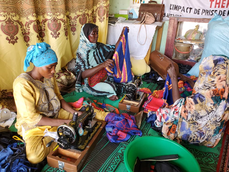 Hygienekits und Binden im Tschad Hygienekits und Binden im Tschad